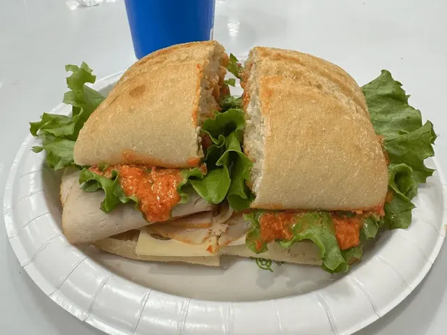 Costco Turkey & Swiss Sandwich